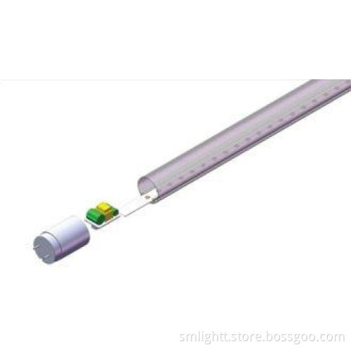 Plastic Type 4ft 1650lm 16W T8 SMD LED Tube light , 270 Bea